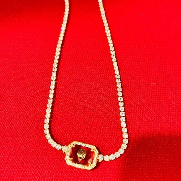 NWT Kurt Geiger Jeweled Tennis Necklace #KGNK - Picture 6 of 7